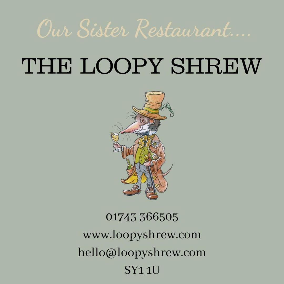 Darwin'S Townhouse Bed & Breakfast Shrewsbury Exterior foto The Loopy Shrew logo
