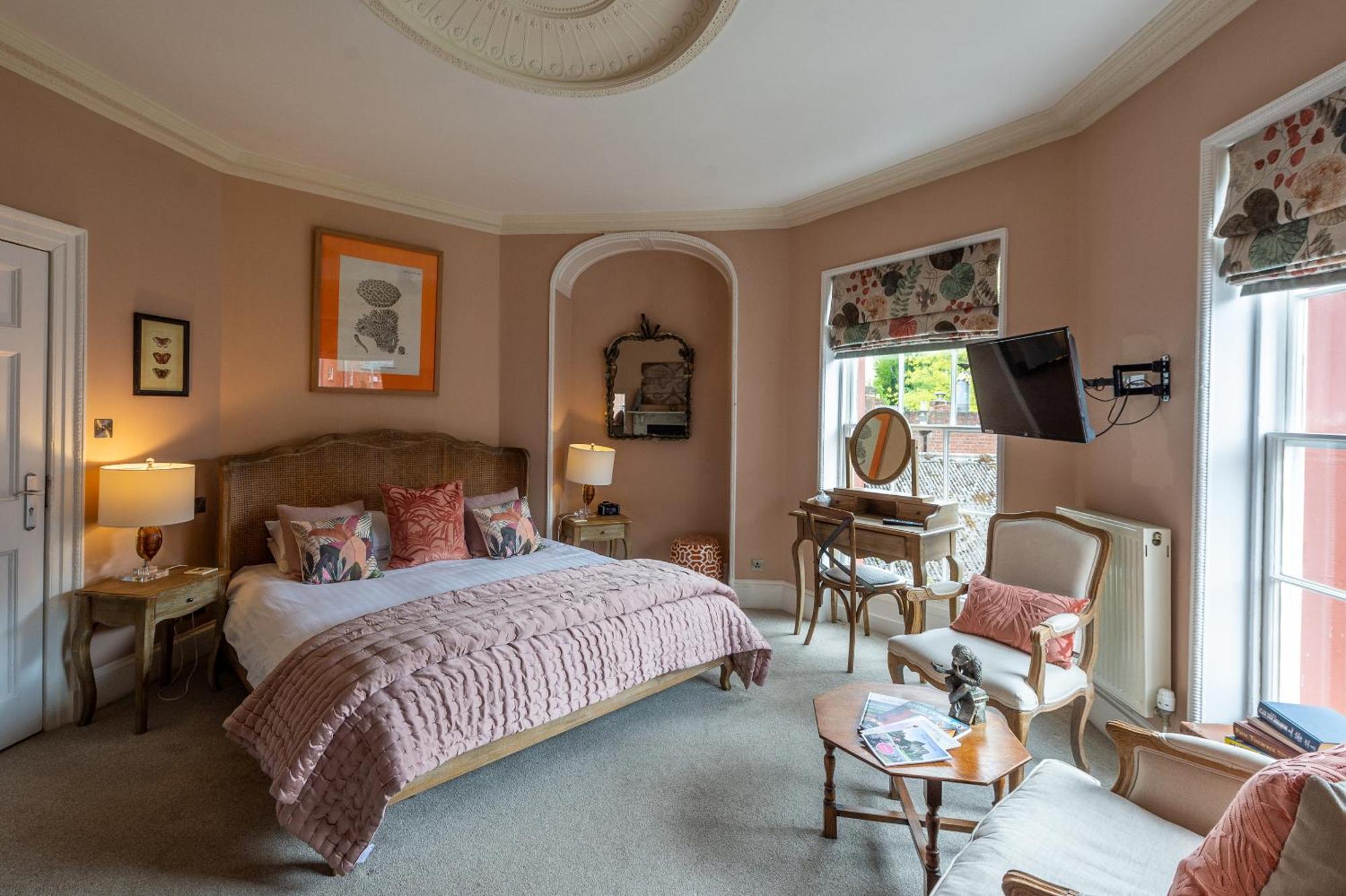 Darwin'S Townhouse Bed & Breakfast Shrewsbury Cameră foto A bedroom at the hotel